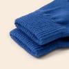 1 Paar Dehnbare Baby-Strickhandschuhe Bequemes Strickgewebe Weiche Thermische Winter-Handbekleidung Für Kinder 4+8T