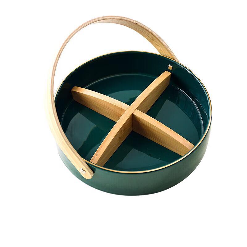 Huizong Nordic Ceramic Fruit Plate with Lid