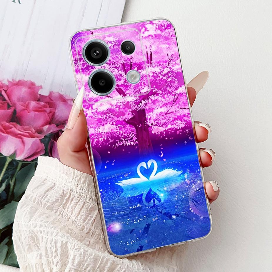 For Xiaomi Redmi Note 13 Pro 4G Case Luxury Popular Painted Cover Soft Slim Phone Case For Redmi Note 13 Pro Plus Note13 5G Bags