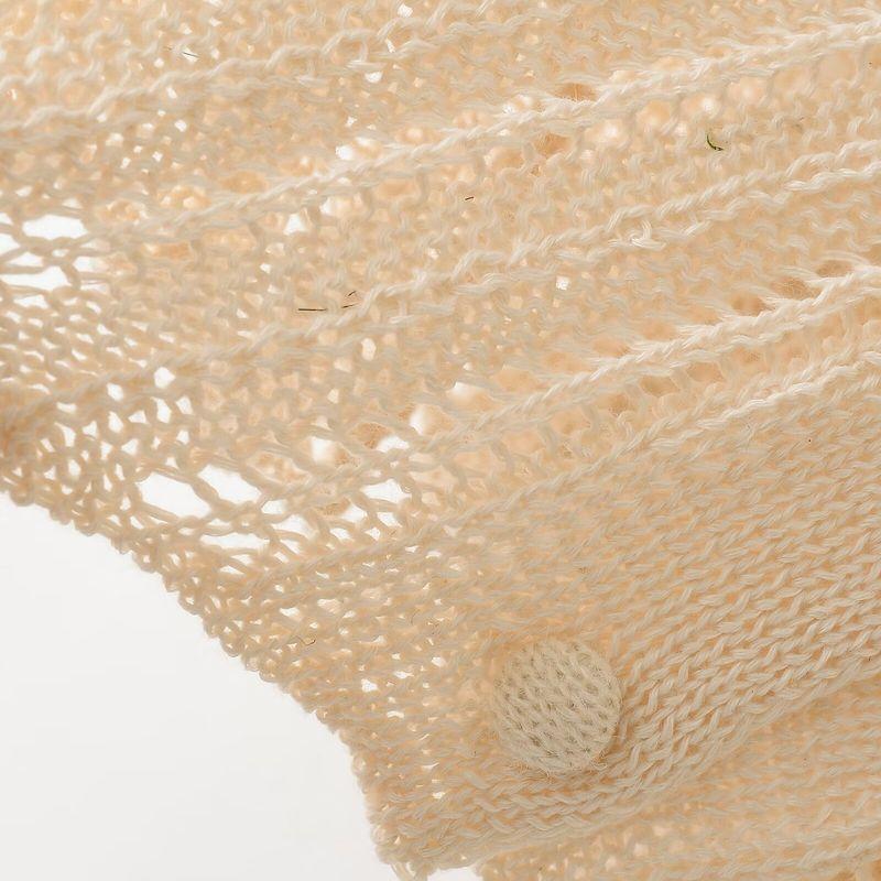 Kaslead New Arrival Women's Clothing Fashion Style Fashion All-Match Jacquard Mesh Knitting Outwear 6771070