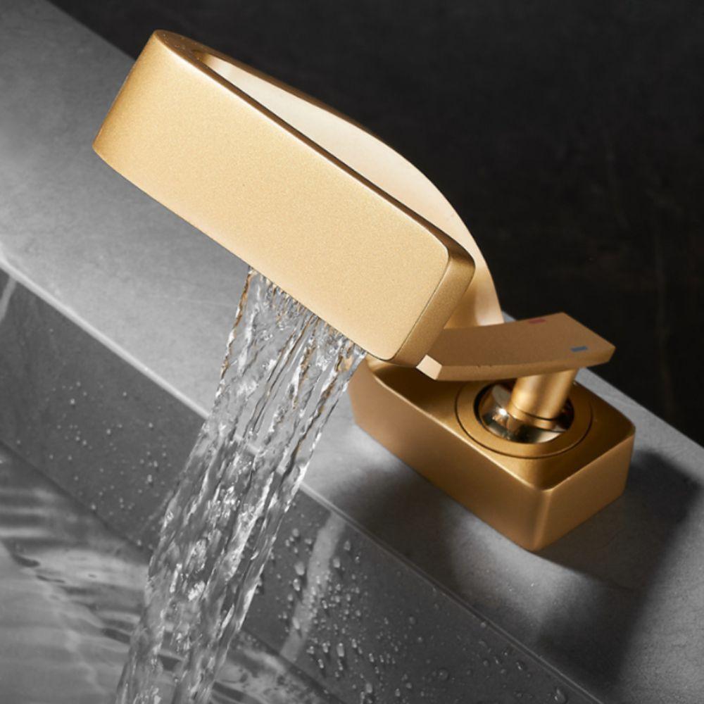 Black Chrome Basin Faucet Brushed Gold Mixer Tap Premium Quality Bathroom Sink Faucet Basin Sink
