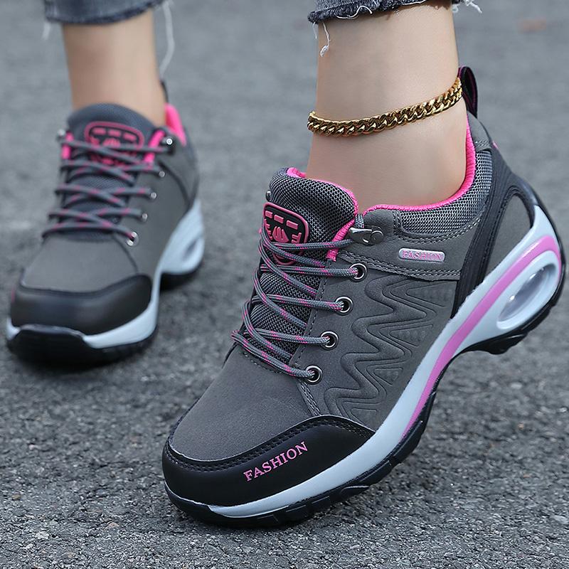 Fashion Women's sports shoes 2025 casual vulcanized shoes autumn height increase outdoor climbing soft sole