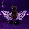 All-night Wearable Wings Bat Wing for Kids Girls, Halloween Fairy Versatile Accessory Costume Parties, Cosplay, Festivals, Stage Performance