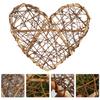 Heart Shaped Pendant Diy Woven Artware Decorative Hanging Adornment Festival Pendant Rattan Decoration Vine Party Holiday