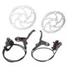 WAKE Front and Back Disk Brake Kit Aluminum Alloy Calipers Stainless Steel 160mm Rotors with Cable Brake Lever for Road
