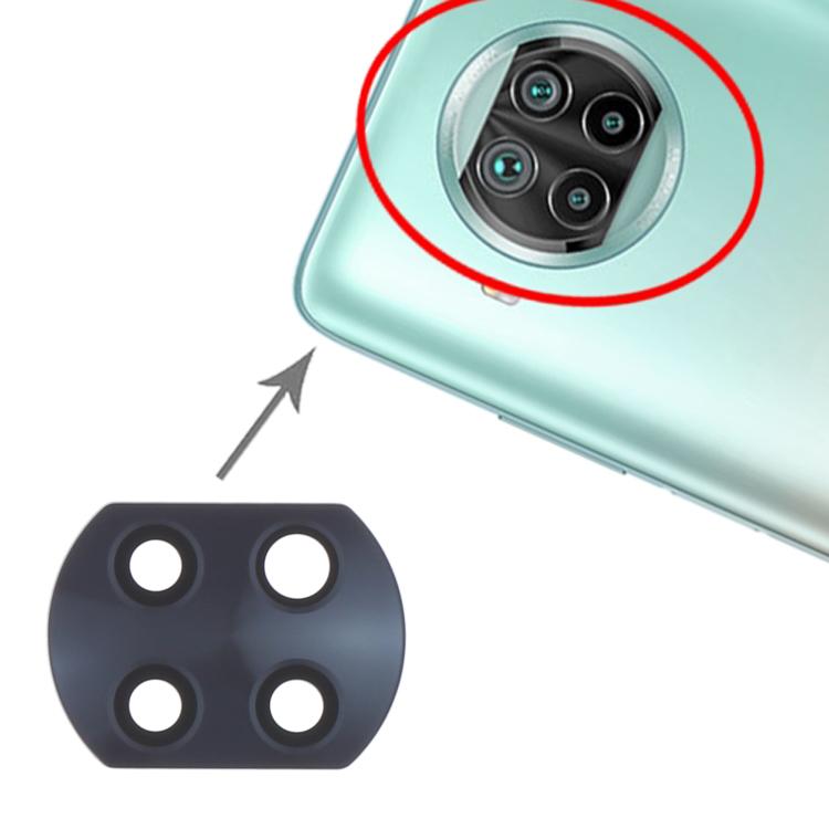 Rear Back Camera Lens Cover Replacement Part (without Logo) for Xiaomi Mi 10T Lite 5G M2007J17G