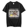 Crazy Rat Funny Meme TShirt Men Women Clothing High Quality Fashion Oversized TShirts Summer Casual Cotton T Shirt Streetwear