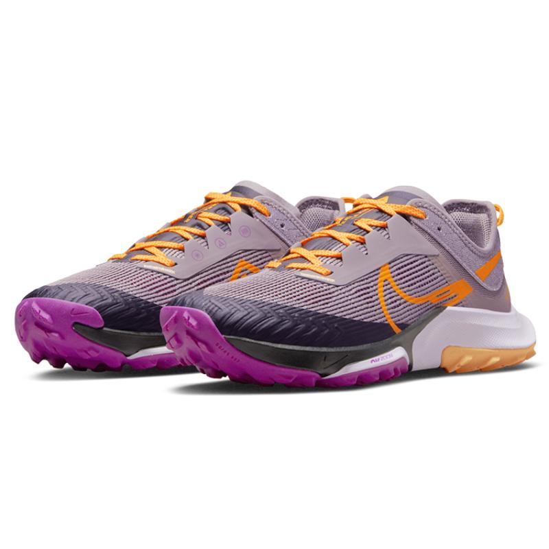 Nike Air Zoom Terra Kiger 8 Purple Smoke Total Orange Women's Sneakers casual DH0654-501