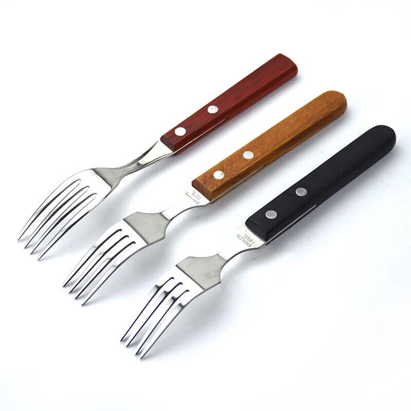Jingchengwen European Style Stainless Steel Steak Cutlery