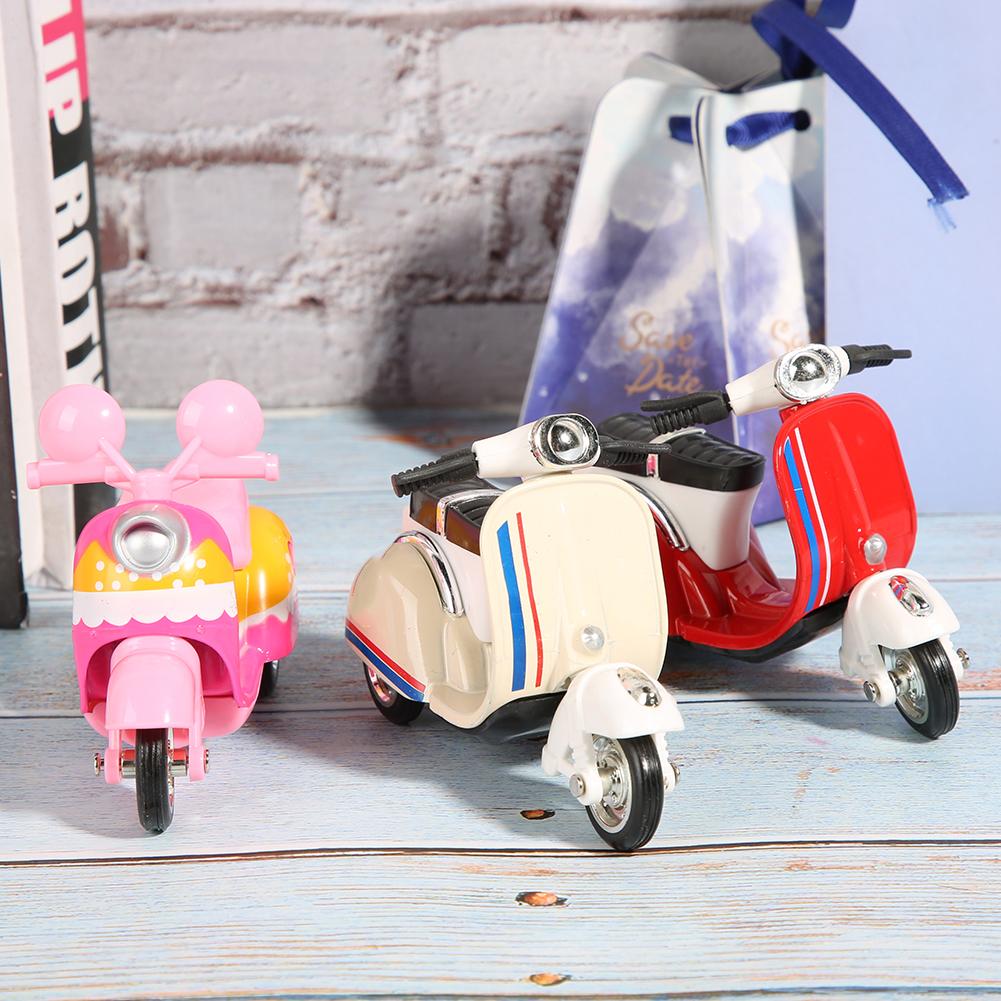 3 Stück Legierung Damen Motorrad Modell Hochsimulation Kinder Rückziehfahrzeuge Spielzeug