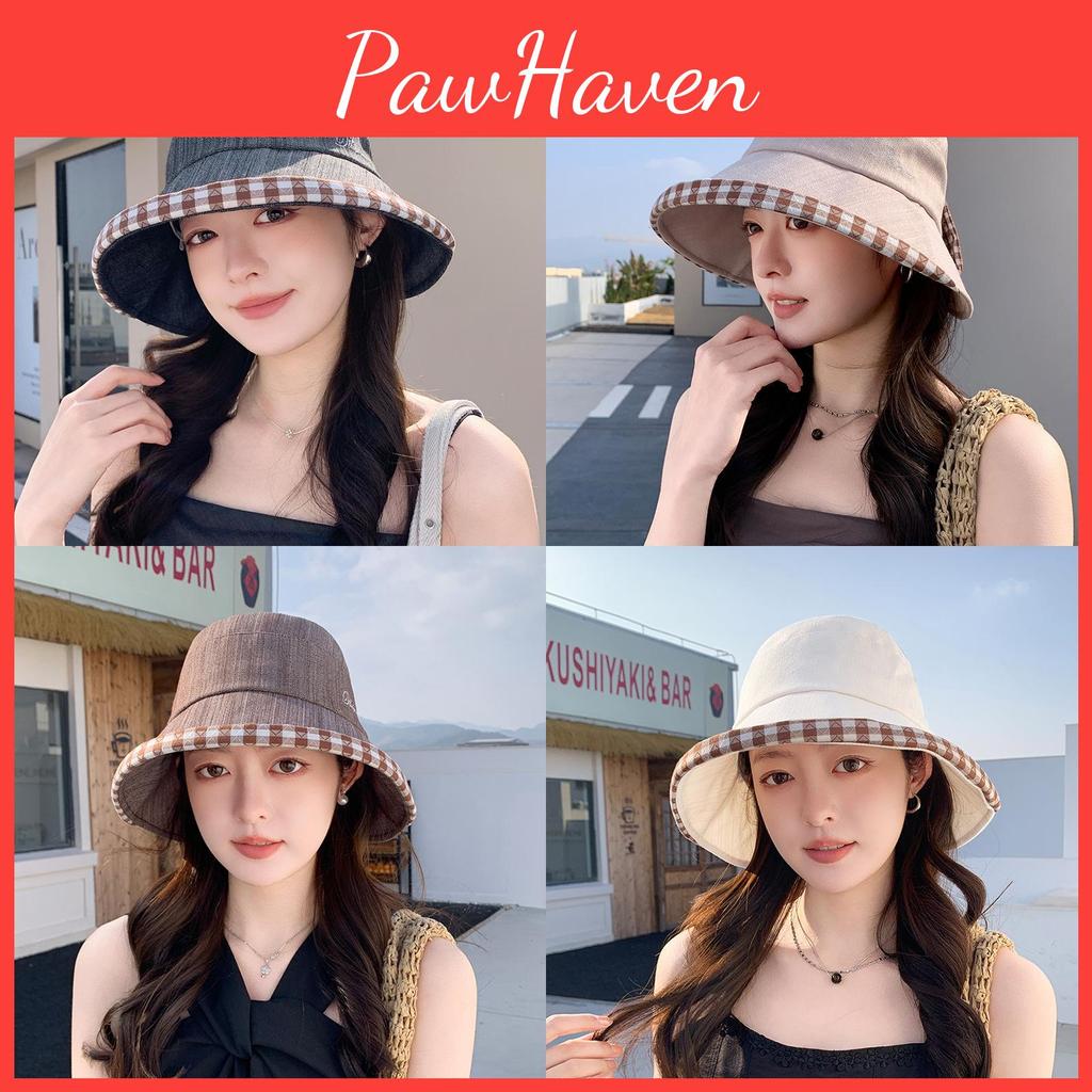Summer Sun Protection Hat With Large Brim And Butterfly Bow For Outdoor Leisure