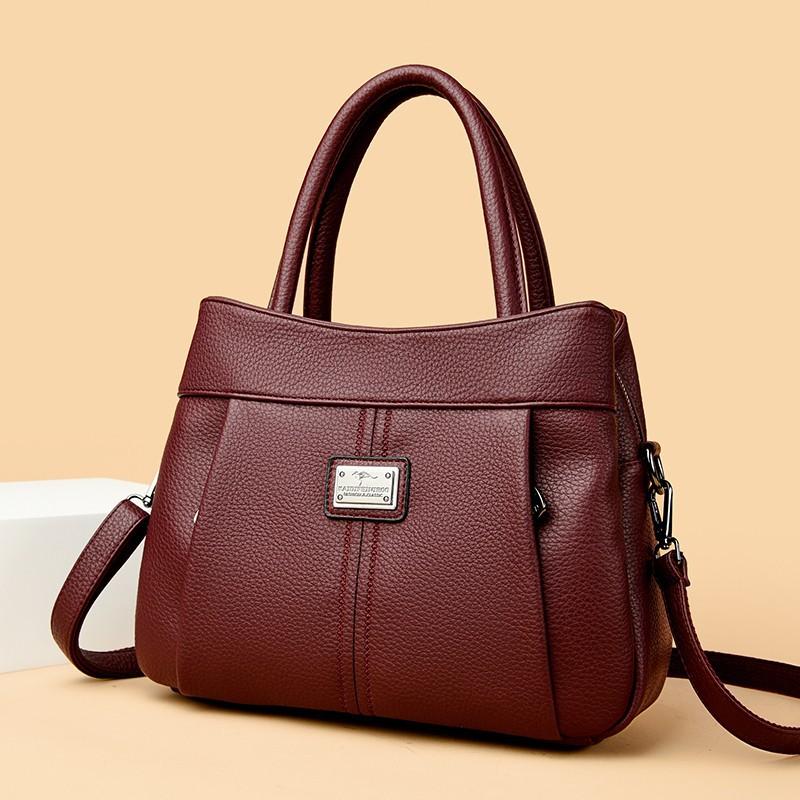 Ladies' Large-capacity Single-shoulder Crossbody Multi-layer Multi-functional Handbag Casually