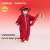 Salopetă Festive Roșie Chinezesc Balabala Baby