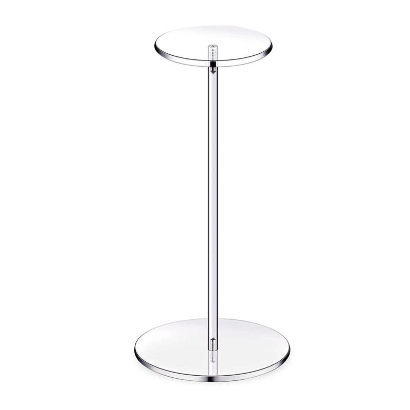 

Wig Display Rack Hat Stands for Display Hat Pedestal Stand Round Barbell Pedestal Display Riser for Hat Watch Showcase 30cm