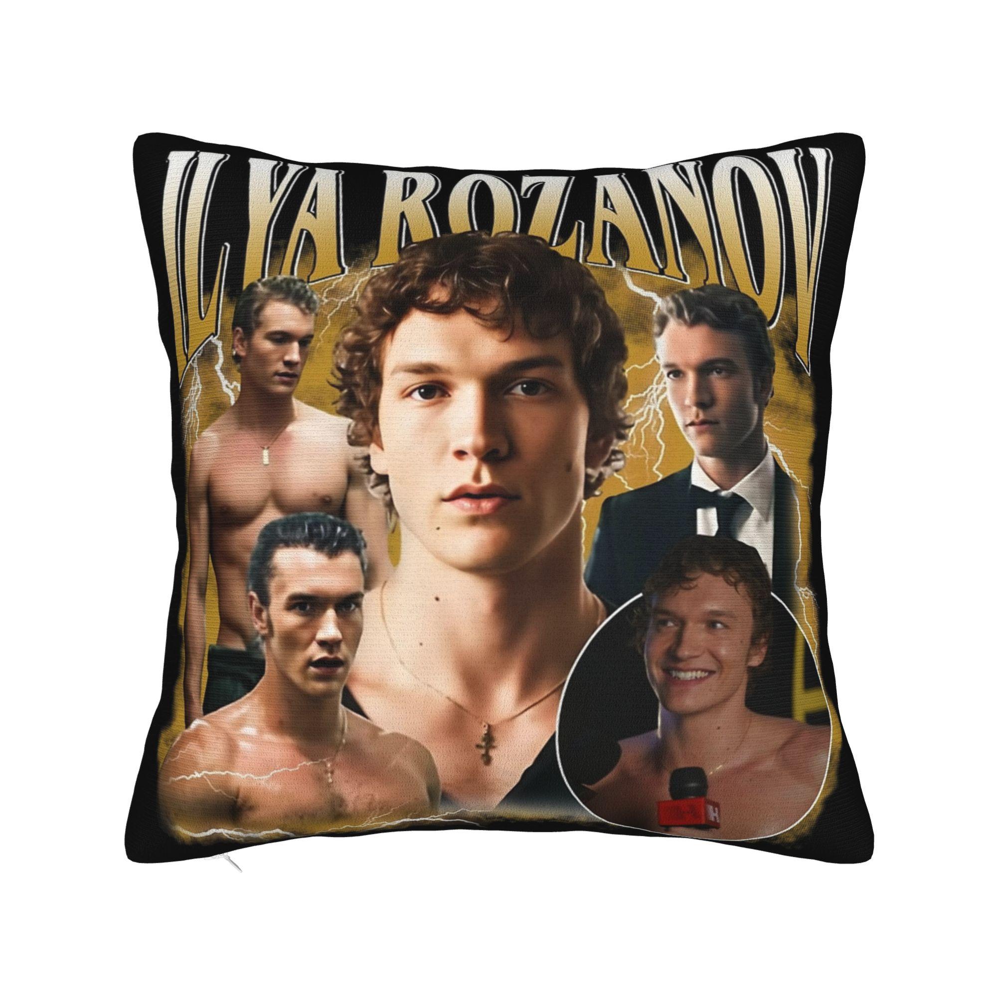 Helenal Unisex Vintage Ilya Rozanov Heated Rivalry Pillowcase Printing Cushion Cover Decorative Throw Pillow Case Cover Home