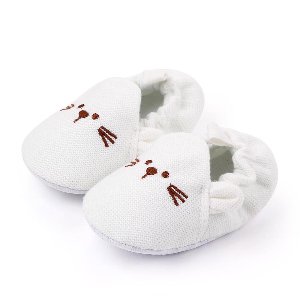 Newborn Knitted Wool Soft Sole Non-slip Pre-walking Shoes for 0-1 Year Olds