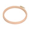 2pcs Beech Wood Cross Stitch Hoop 6 Inch Embroidery Frame Wooden Embroidery Hoop  For Art Craft