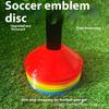 10/50 Pcs Durable Soccer Training Cones With Pressure Resistant Marker Discs Football Sports Practice Outdoor Sports Equipment