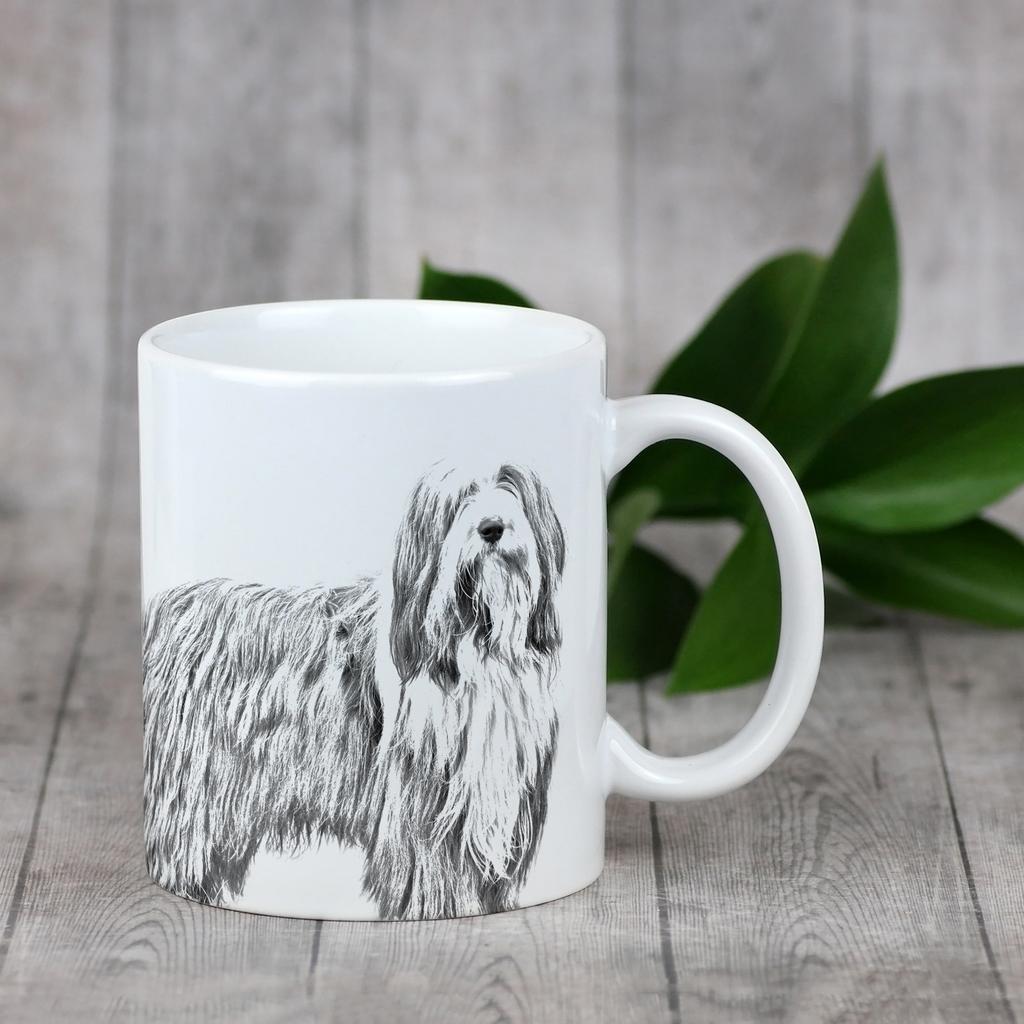 Bearded Collie, Highland Collie, Mountain Collie - cup with a dog, cup with a photo, personalized gift from the Art-Dog brand