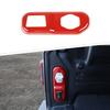 Red Car Rear Trunk Cargo Tailgate Lock Cover Decor Kit for Jeep Wrangler JL 18+