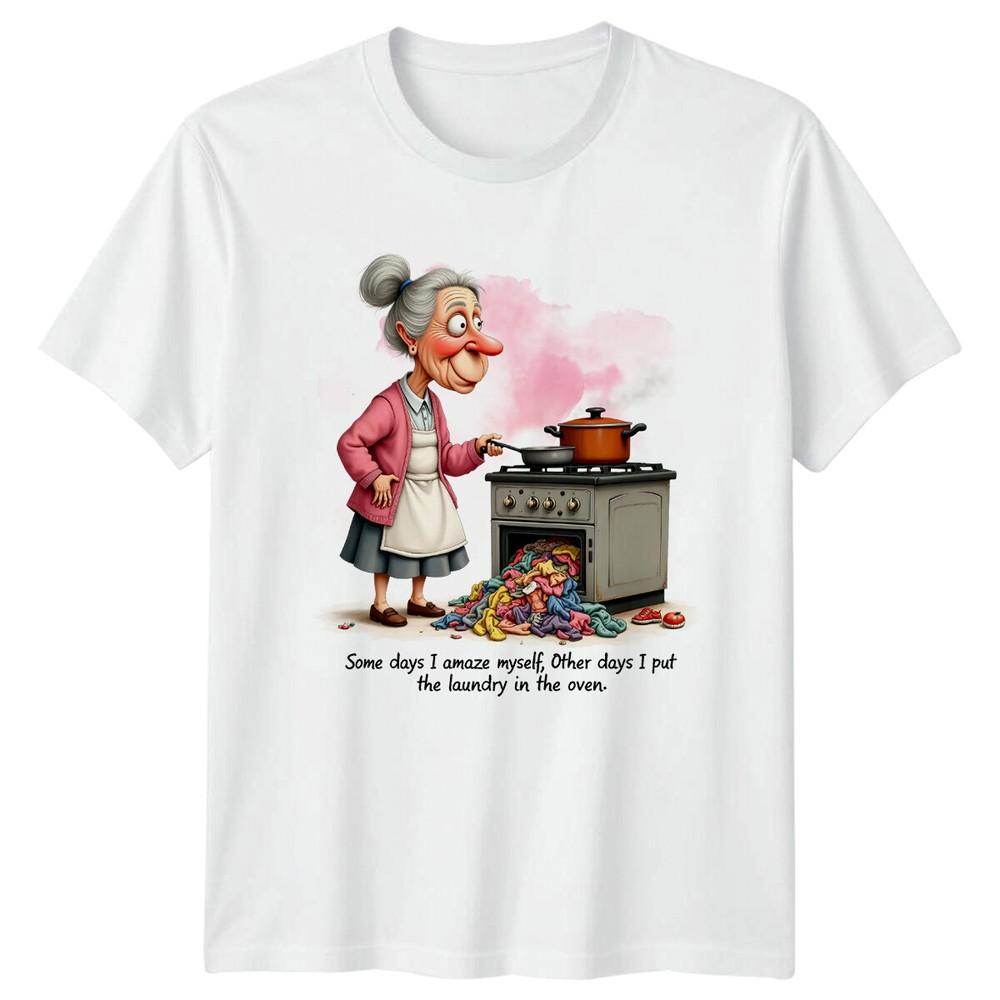 Funny Grandma Some Days I Amaze Myself Cartoon TShirt S