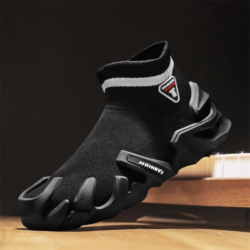 Designer Flying Weave Men Casual Shoes Outdoor Breathable Non-slip Walking Sneakers Lightweight Comfortable Running Sport Shoes
