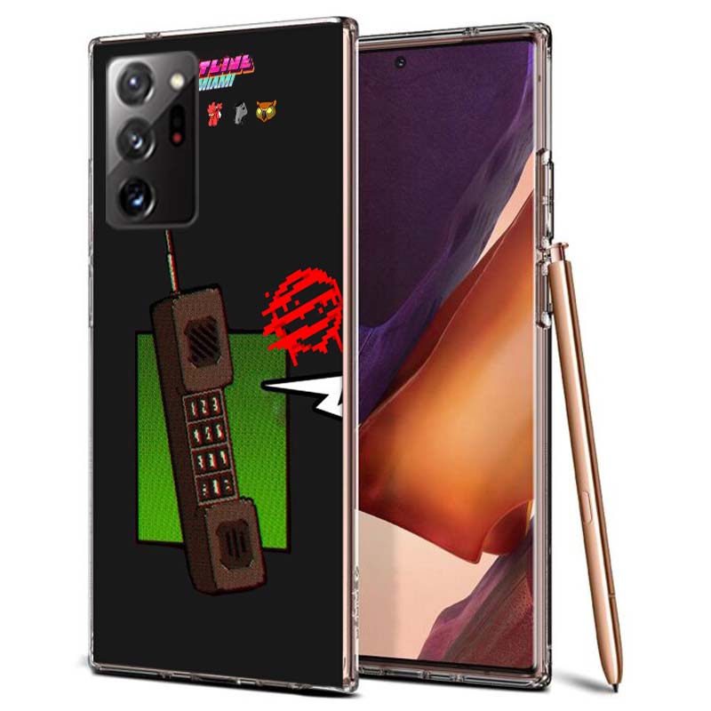 Game Hotline Miami Phone Case for Samsung A55 A35 A25 A15 A07 A05S A16 A17 A26 A36 A37 A56 A57 Galaxy Note 20 10 A50S A71 A51 A3