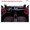 Car Interior Handle Decorative Frame Black For Nissan Kicks 2025-2026