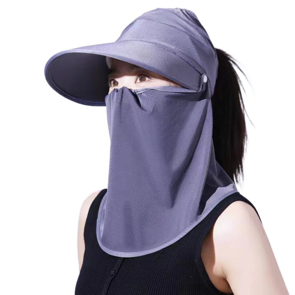 Visor Hat Empty Top Hat Face Protection Face Cover  Hat Fashion Women Sun Hat  Beach