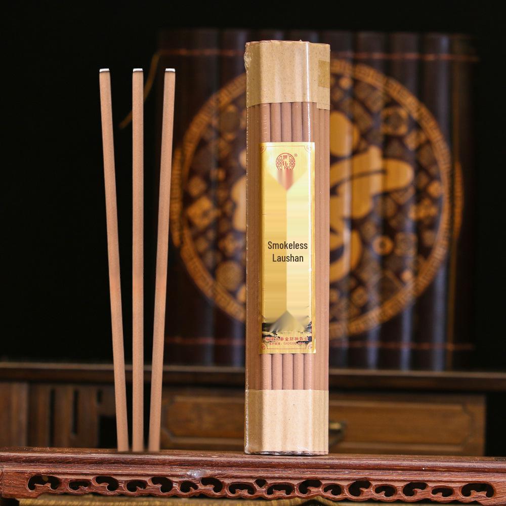 Laotian Sandalwood Smokeless Incense Sticks for Buddhist Rituals, Buddha Worship, and Household Use.