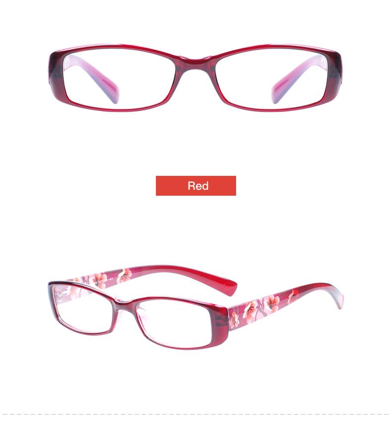 

Women Colorful Plastic Spectacle TR90 Lightweight Reading Glasses Frame Oval Full Rim Eyeglasses With Optical Reading Lenses +50 красный