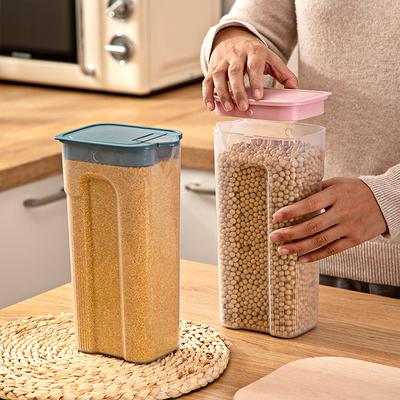 Voedselkwaliteit PP Opbergdoos Luchtdichte Graan Rijst Container Organizer Vochtbestendig Vershoudtank Potten Keukenaccessoires