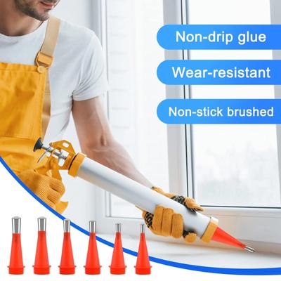 Kit Ugelli in Gomma Integrati Universali Riutilizzabili Punte per Ugelli di Sigillatura Rivestimento con Set di Punte Base per Sigillatura per Casa