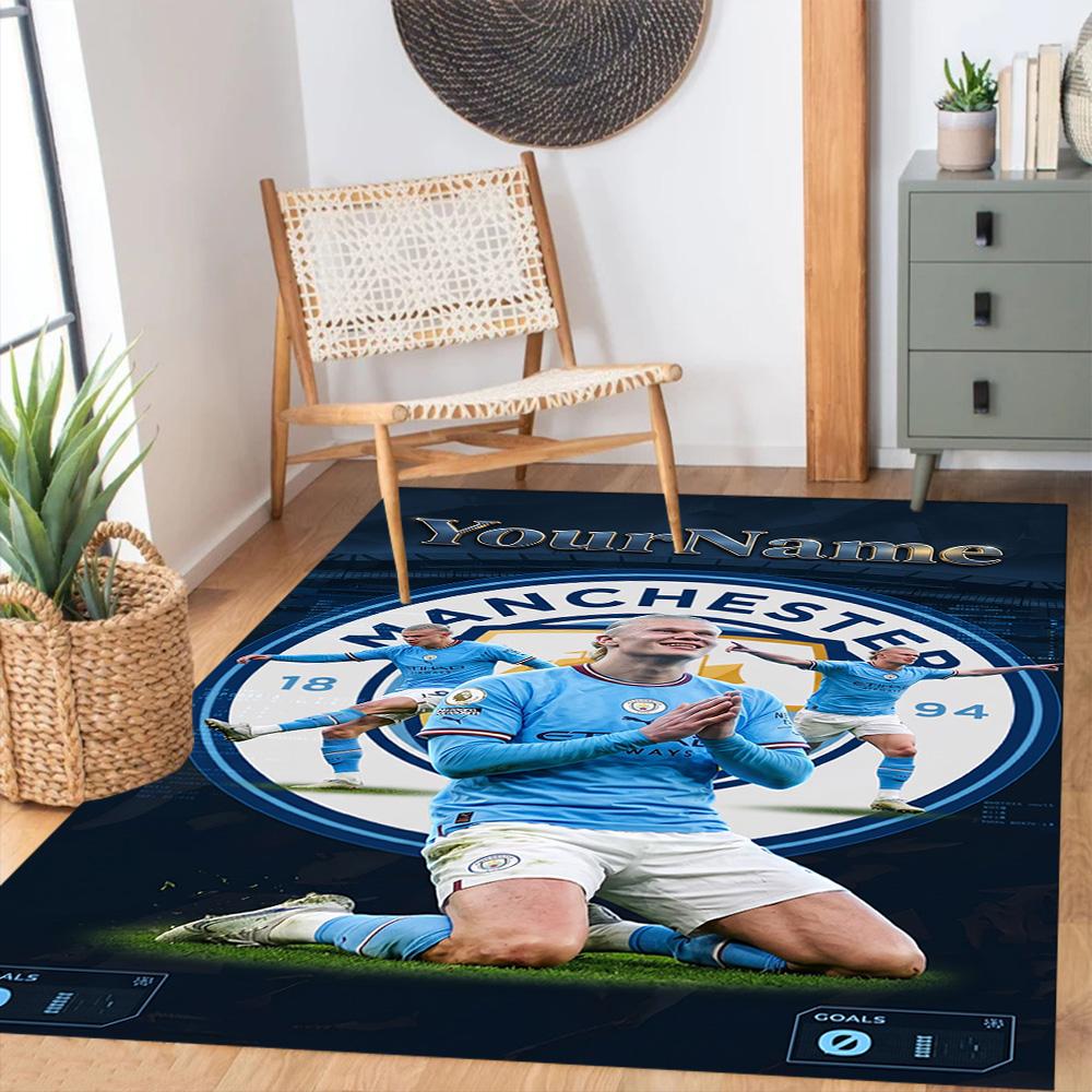 Haaland (3) Personalizza il tuo tappeto con nome, cuscino per sedia da ufficio, regalo per camera da letto, soggiorno di casa.