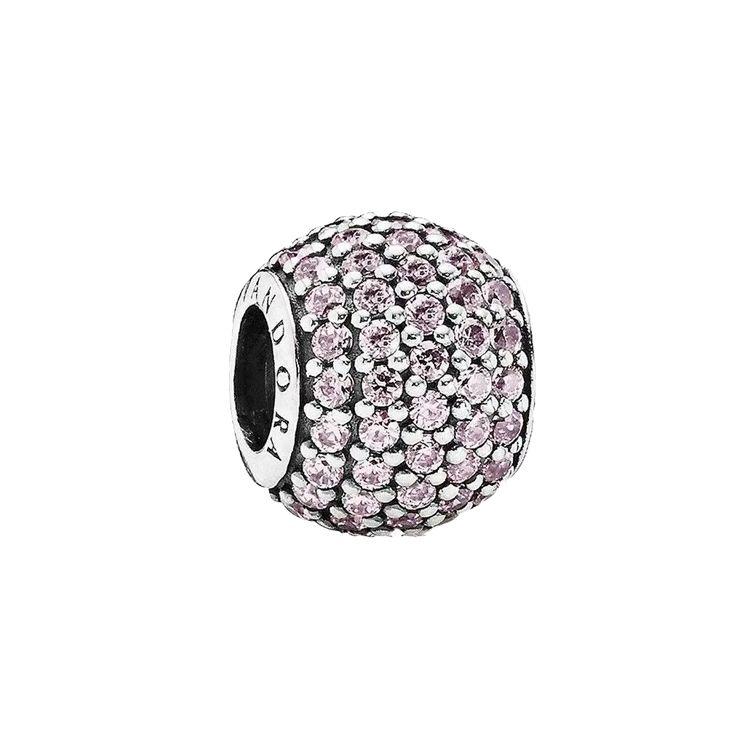 Pandora Pink Zirconia Starry Sky Pendant Unisex jewelry 791051PCZ Pink,F
