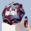 Ombrello Pieghevole Compatto West Ham United Modello Calcio Stampato Mini 5 Pieghe 8 Stecche Antivento Impermeabile Leggero Portatile