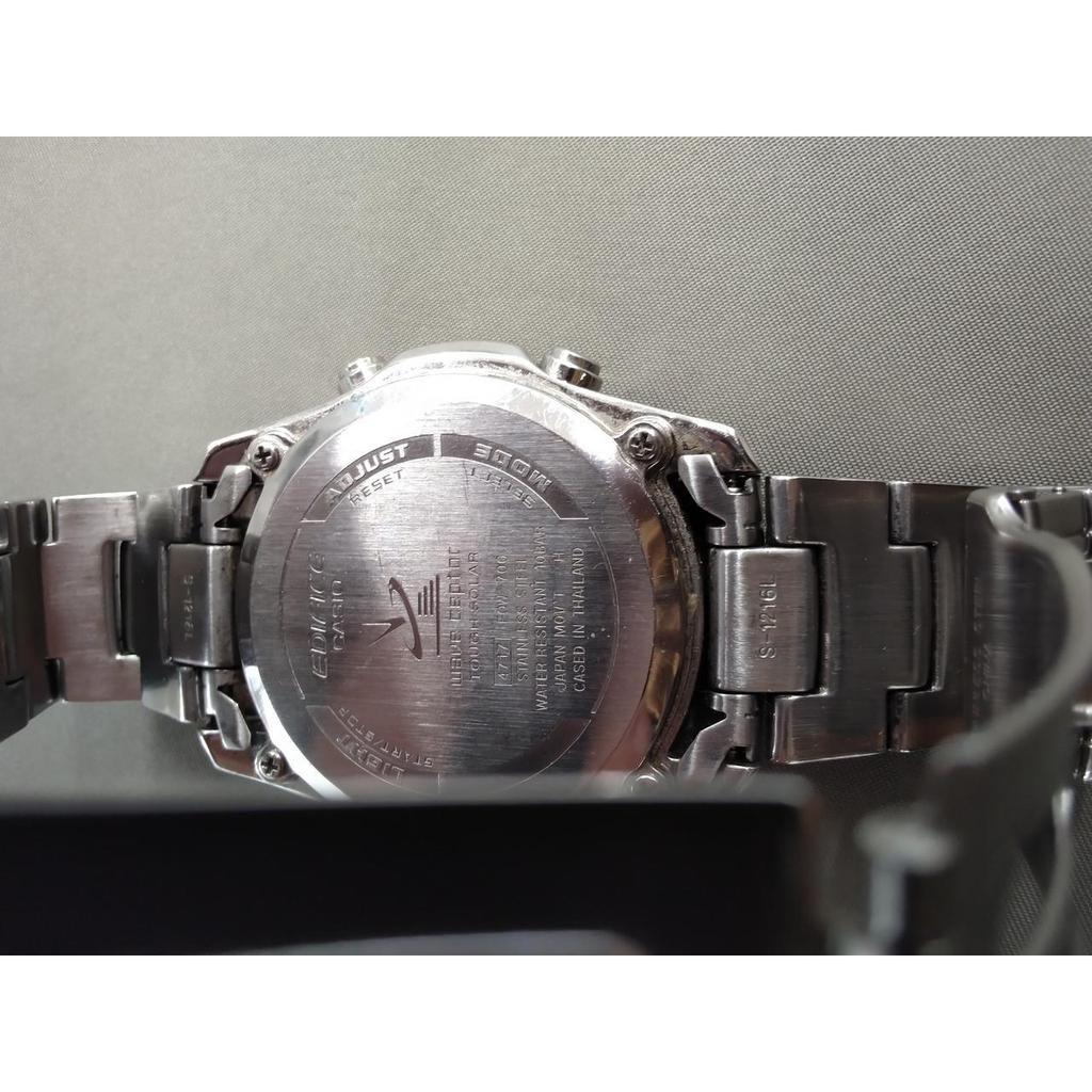 Used CASIO EQW-700 EDIFICE Radio-controlled Solar