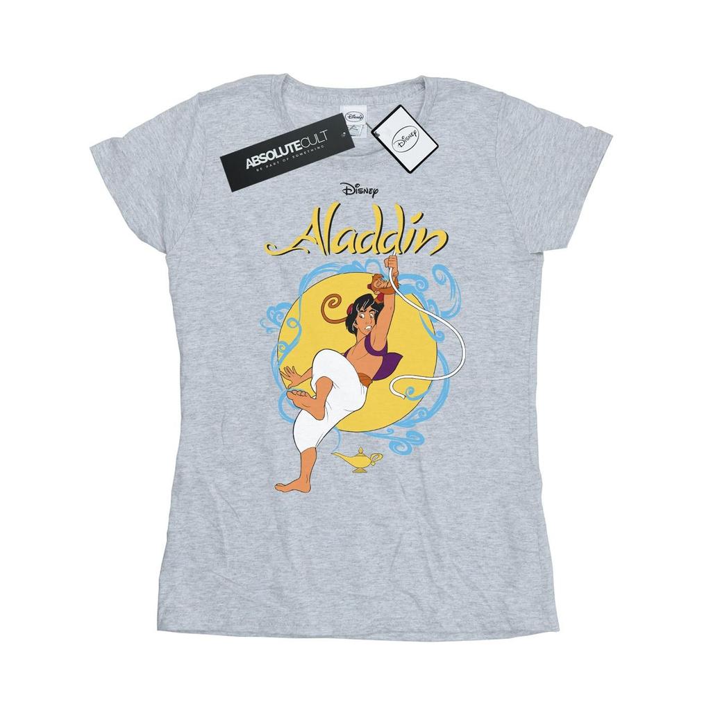 Disney Womens/Ladies Aladdin Rope Swing Cotton T-Shirt