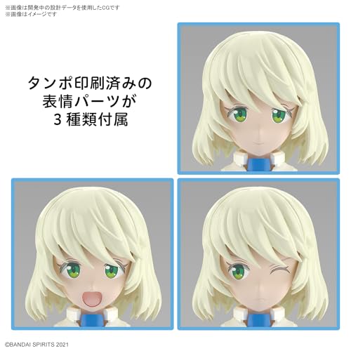 30MS SIS-Dc88w Eliene = Elie Erika (Elegante Form) Color-coded plastic model