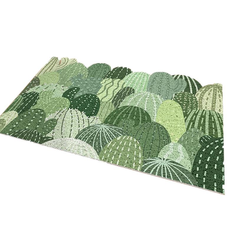 Groene Plant Deurmat - Vuil- en Slijtvast, Antislip Entree Mat voor Huis & Woonkamer.