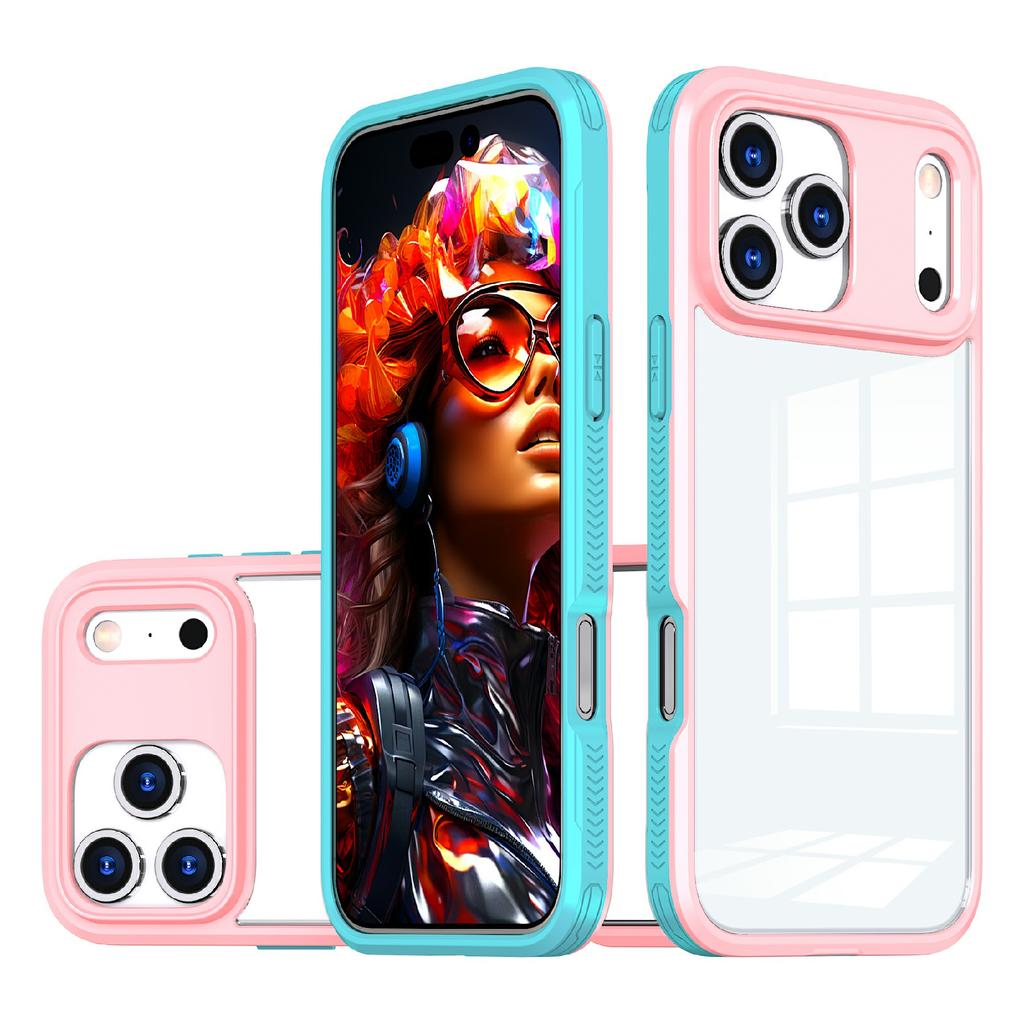 For iPhone 17 Pro Max Case Ultra Slim TPU PC Clear Phone Back Cover