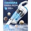 AHNR Handheld Vacuum Cordless, 16000PA Powerful Suction Hand Held Vacuum Dust Busters Cordless Rechargeable with LED Light & 2 H