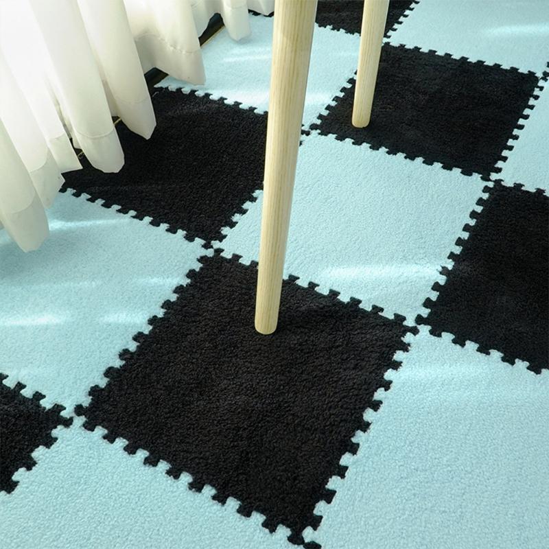 jigsaw carpet jigsaw carpet tile jigsaw carpet flooring DIY Jigsaw Plush Shaggy Carpet Baby Children Puzzles Playmat Fl