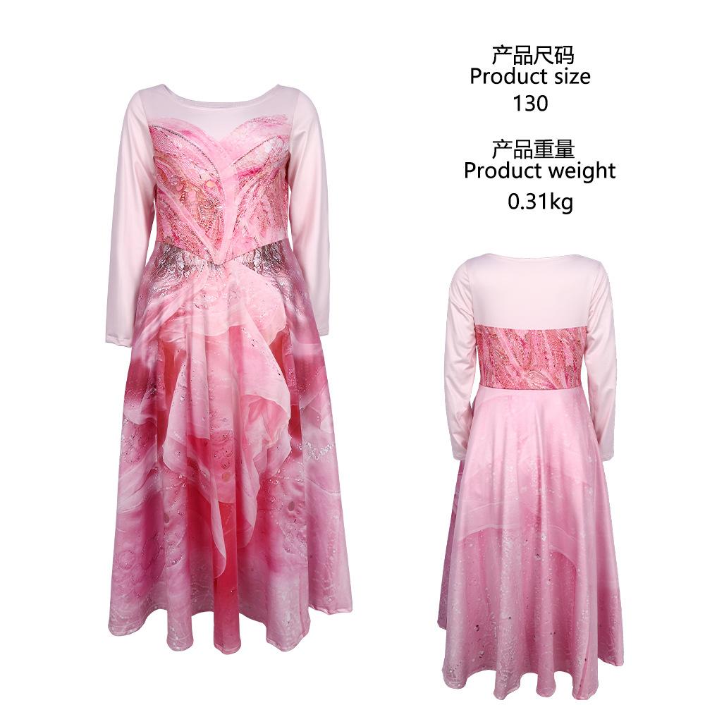 Cosplay Suit Wicked Halloween Magic Witch Glinda Cosplay Costume female performance 100