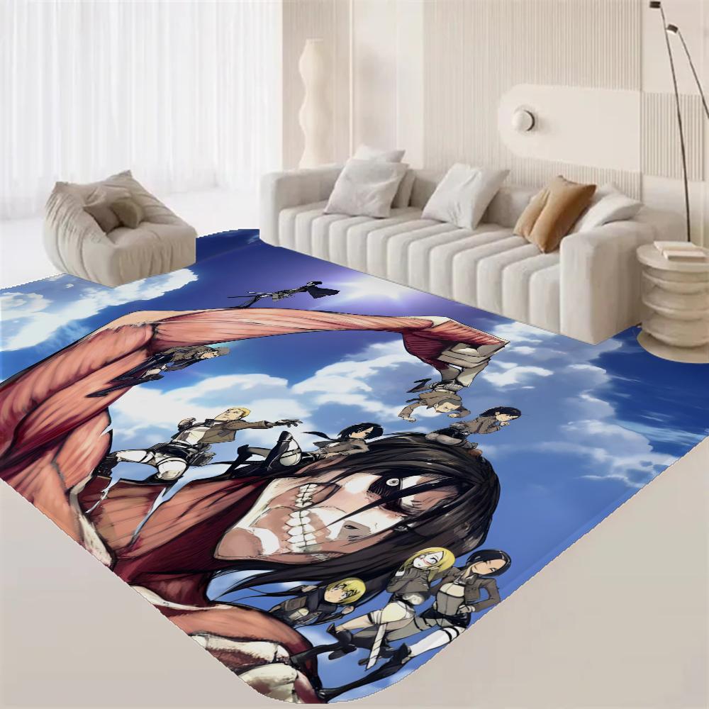 A-Attack On T-Titan Room Mats Retro Multiple Choice Living Room Kitchen Rug Non-Slip Welcome Rug