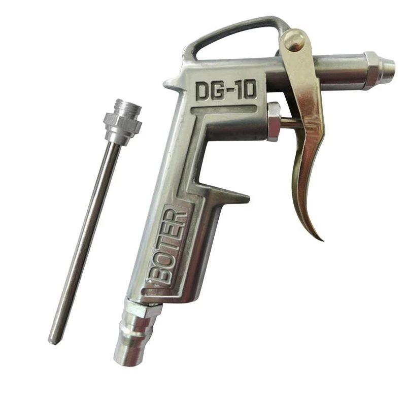 

HHO-Air Blowpistol Trigger Cleaner Compressor Dust Blower Nozzle Cleaning Tool For Compressor Portable Cleaning Supplies срібний