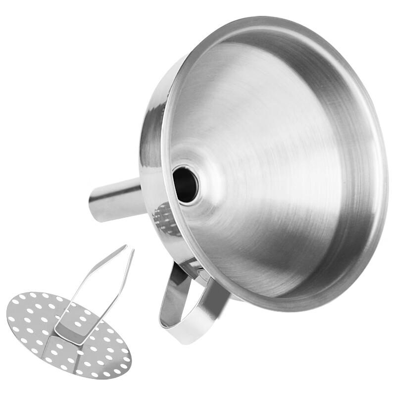 Yilan 304 Stainless Steel Kitchen Funnel with Strainer
