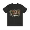 Cozy Season T-Shirt, Atumn Crewneck Fall Shirt, Leopard Print Shirt, Fall Shirt
