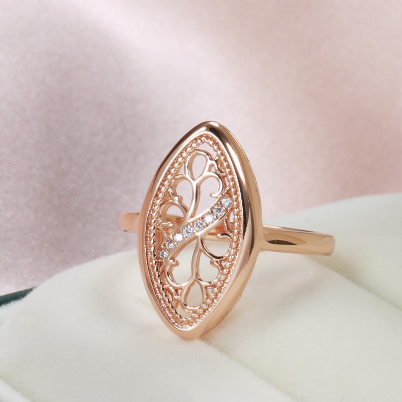 Kinel Vintage Rose Gold Color Rings For Women