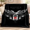 Besiktas JK blanket Flannel Blanket Soft Cozy Plush Throw for Sofa Bed Lightweight Home Decoration Outdoor camping